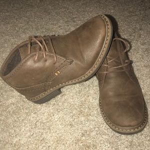 Boys brown dress shoes